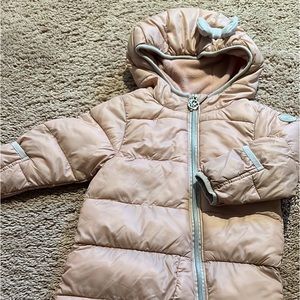 MK pink 6-12 months onesie warm